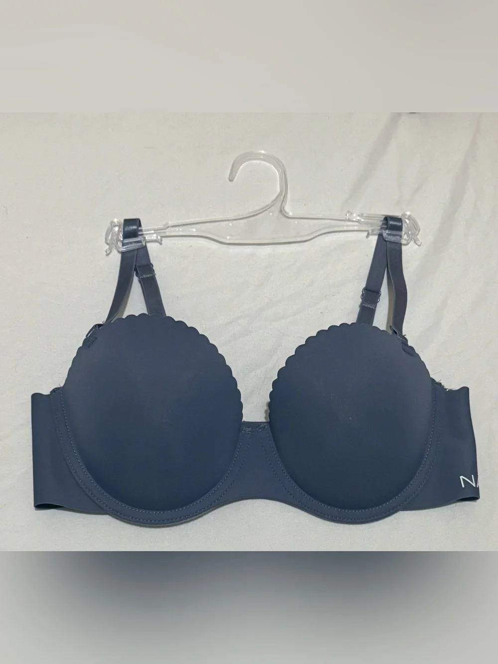 Nautica Scalloped Edge T-Shirt Bra - Navy Blue